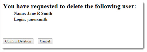 Delete User?